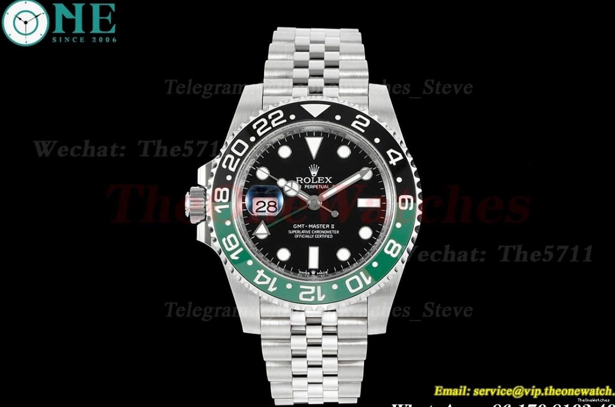 Sprite Master Jub SH3285 II GMT Black EWEF SS SS Dial 126720 40mm 1218